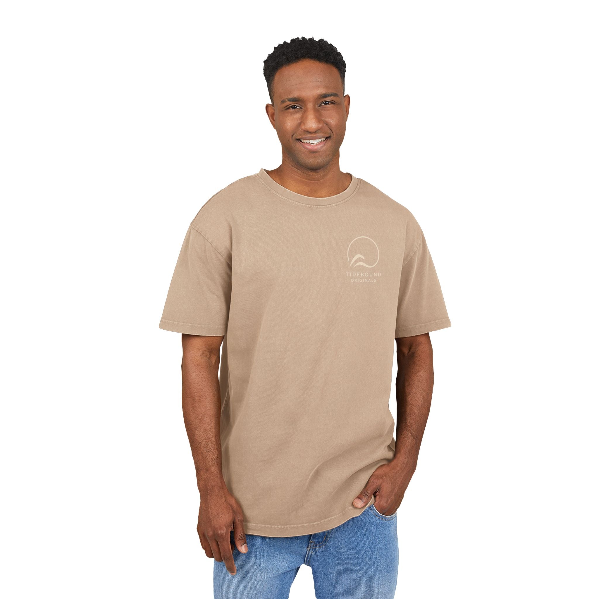 Tee — Tidebound Originals Acid-Wash Oversized Logo T-Shirt