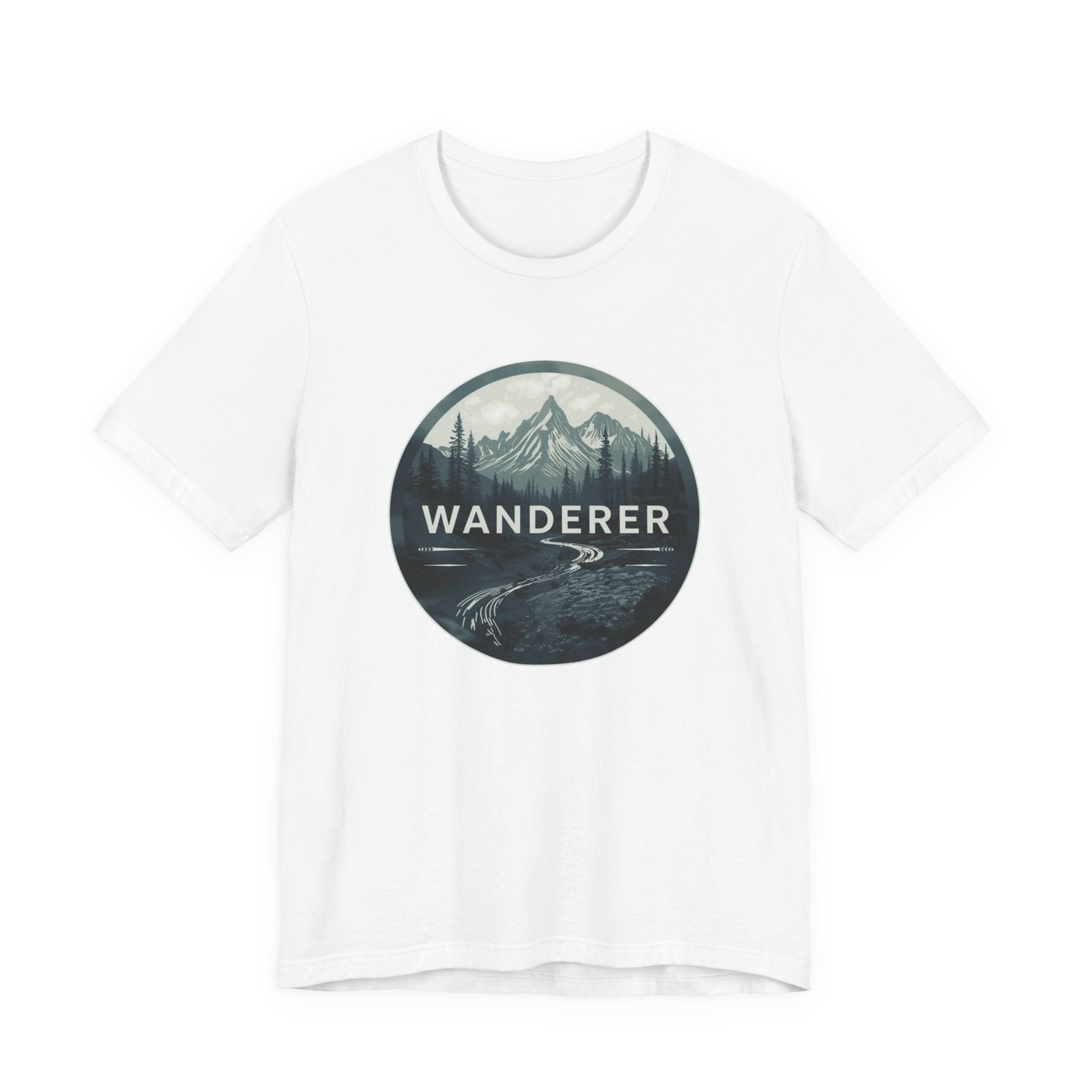 Wanderer Mountain Graphic Tee — Adventure Nature T-Shirt