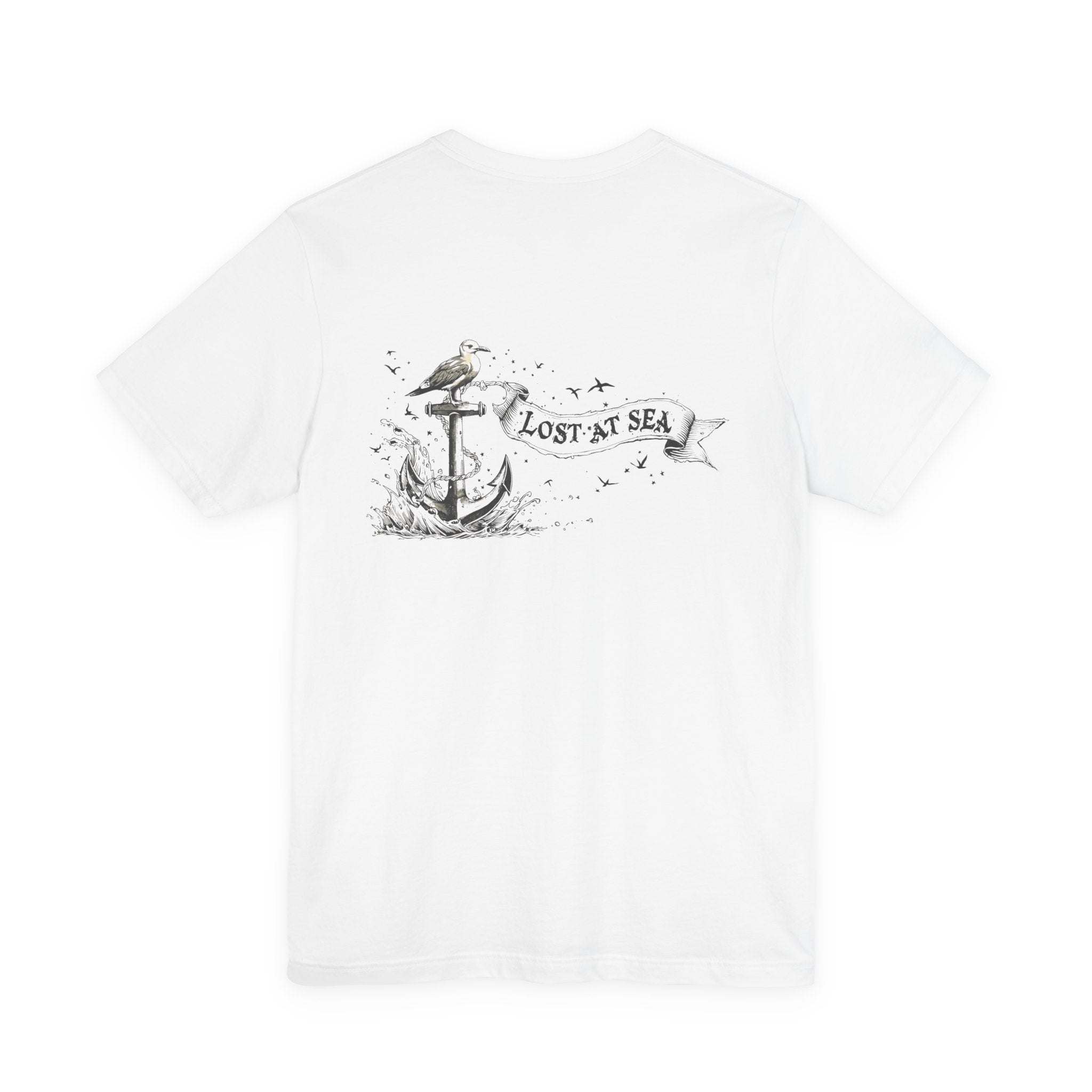 Lost at Sea Anchor Tee — Nautical Graphic T‑Shirt