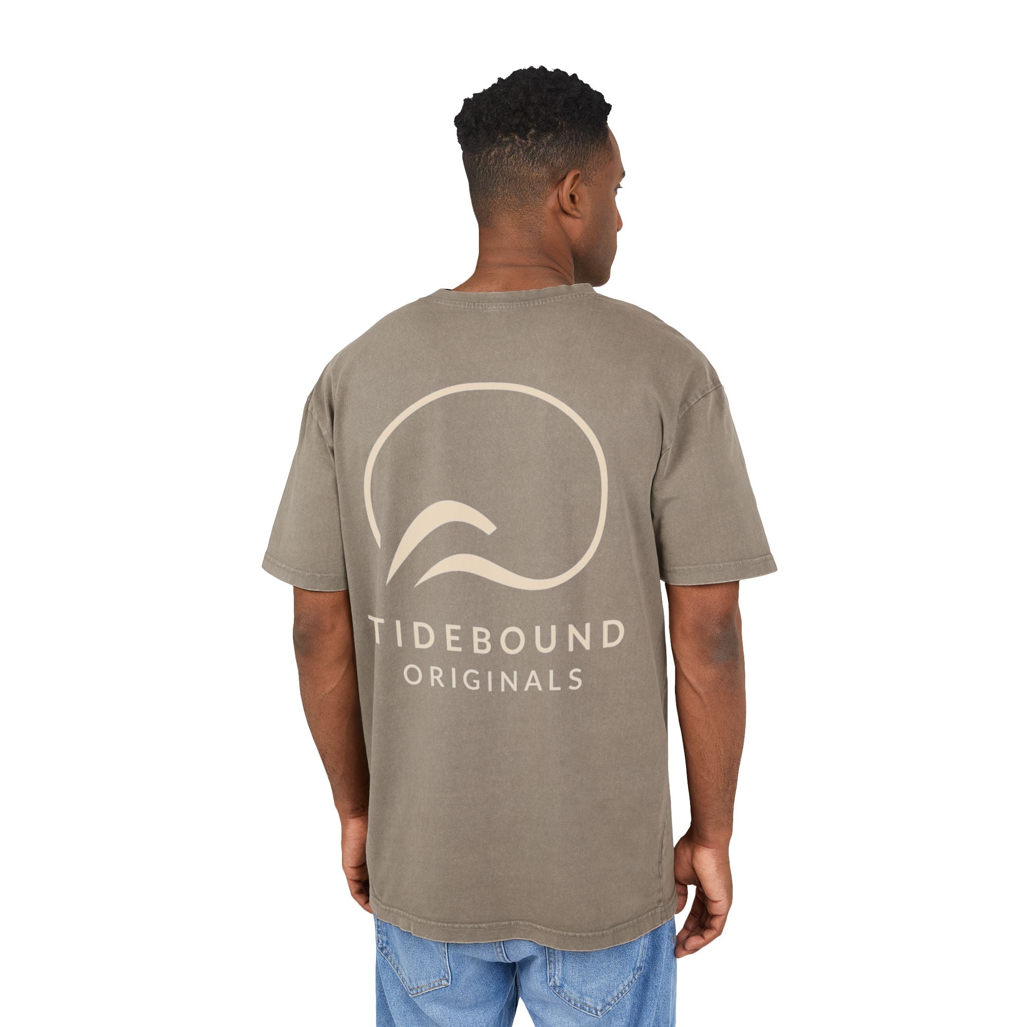 Tee — Tidebound Originals Acid-Wash Oversized Logo T-Shirt
