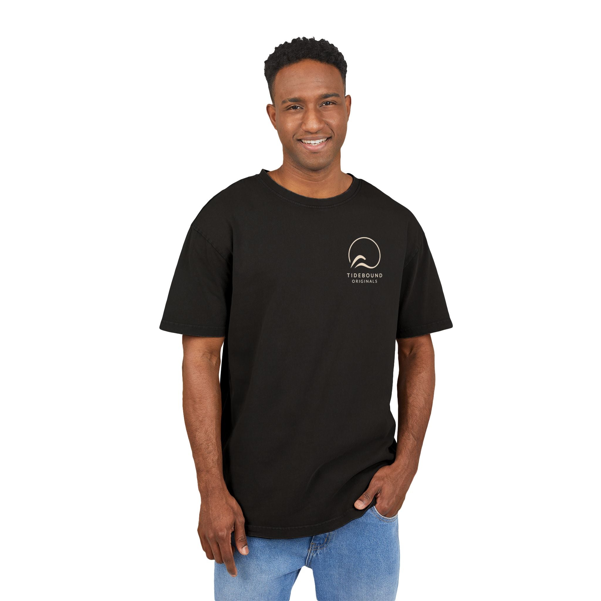 Tee — Tidebound Originals Acid-Wash Oversized Logo T-Shirt