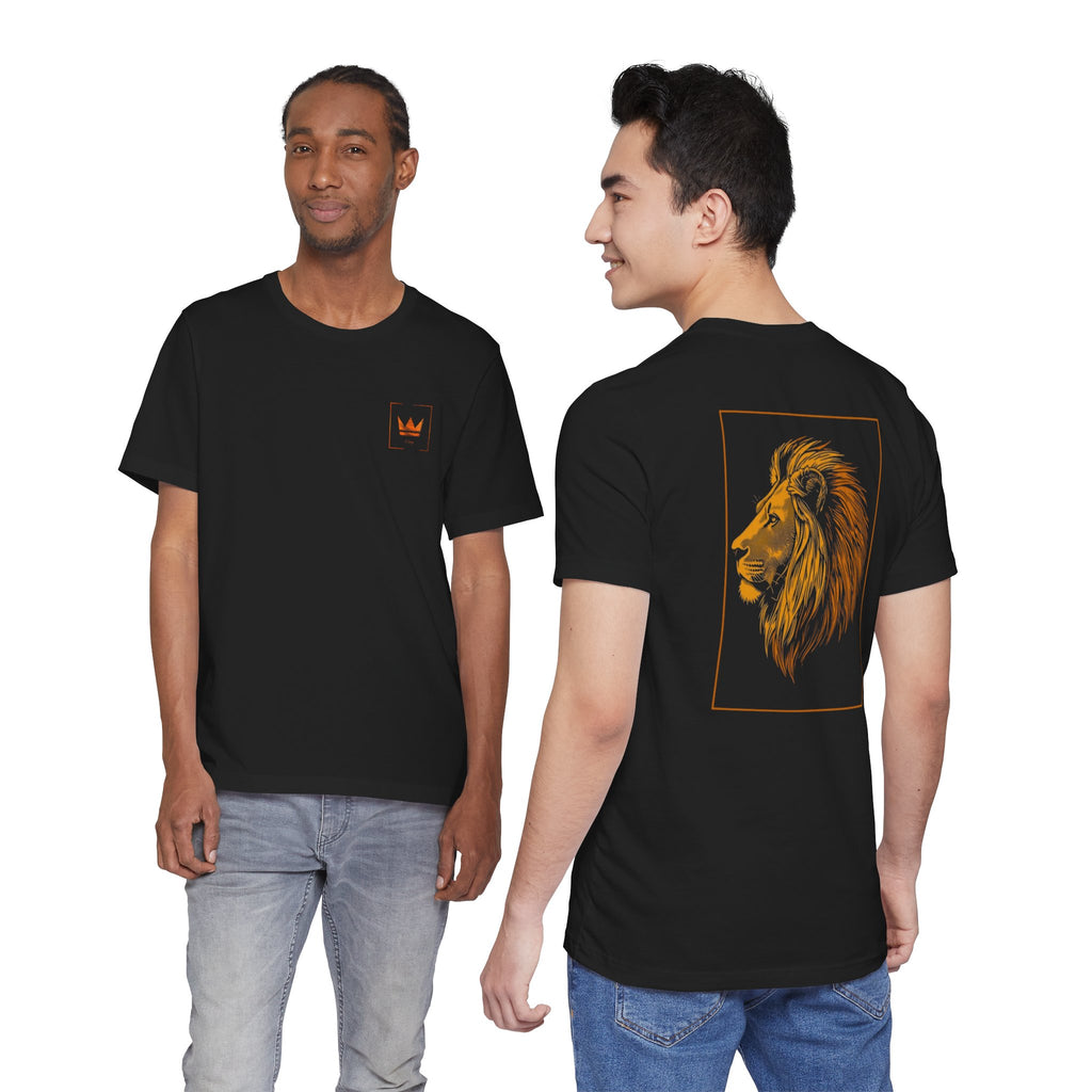 Kingsday Lion T-Shirt – Minimal Oranje Streetwear – Bold Back Print – Premium Dutch Design - Koningsdag