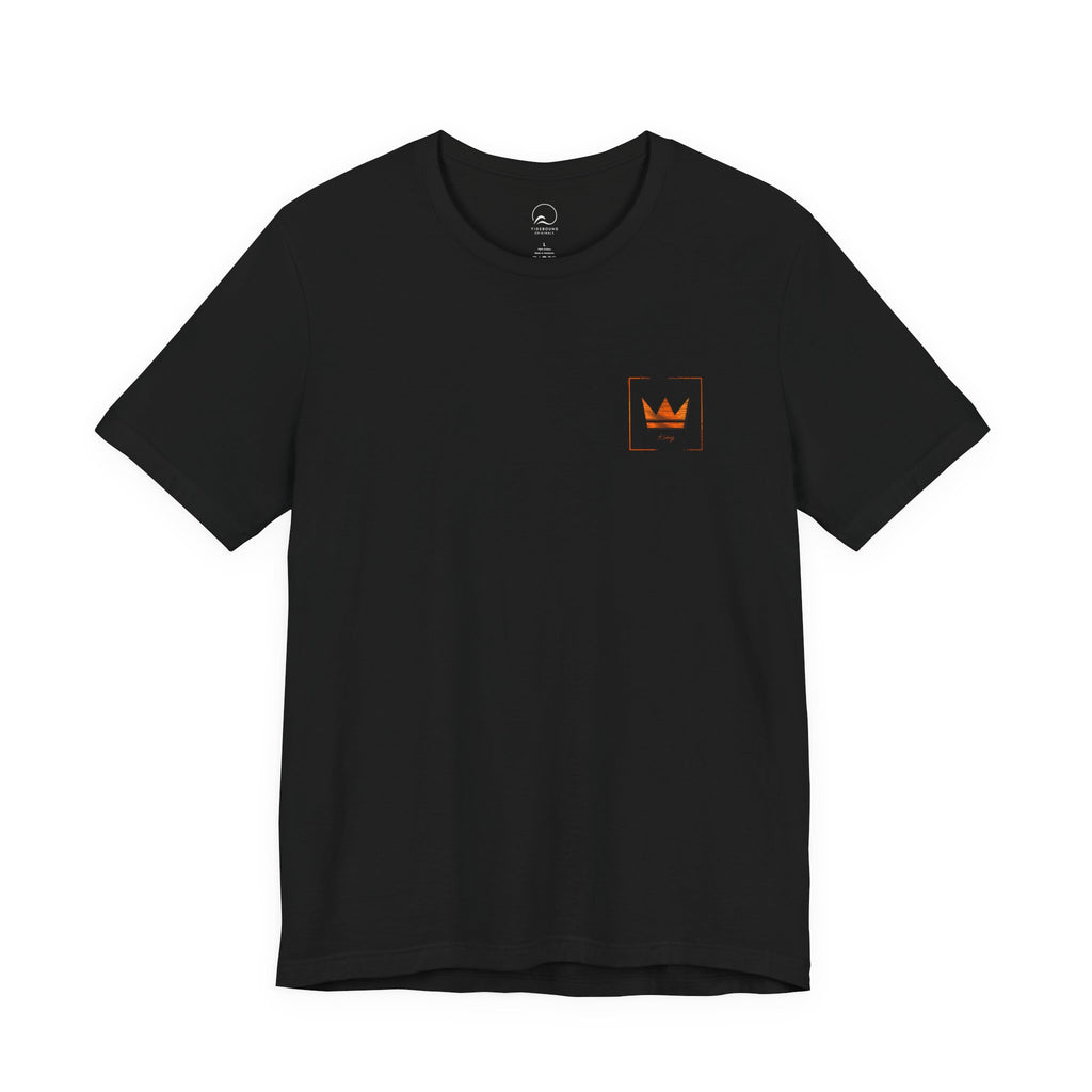 Kingsday Lion T-Shirt – Minimal Oranje Streetwear – Bold Back Print – Premium Dutch Design - Koningsdag