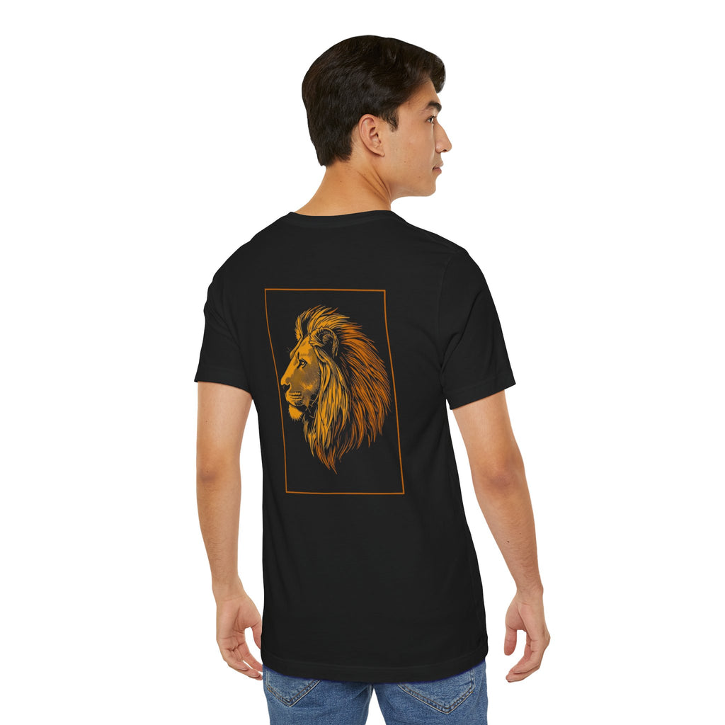 Kingsday Lion T-Shirt – Minimal Oranje Streetwear – Bold Back Print – Premium Dutch Design - Koningsdag