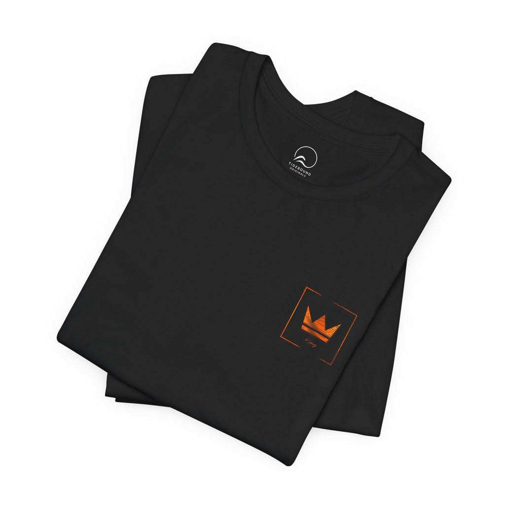 Kingsday Lion T-Shirt – Minimal Oranje Streetwear – Bold Back Print – Premium Dutch Design - Koningsdag